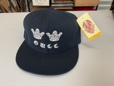 Stall And Dean Navy Blue Two Crown Logo Fitted Size 7 1/8 NEW W/ Tag Hat Cap