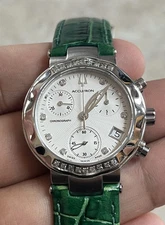 Bulova Accutron Women’s Leather Diamonds Watch C8671035