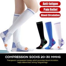 3 Pair Best Compression Socks for All Sports Support Stockings Boost Performance