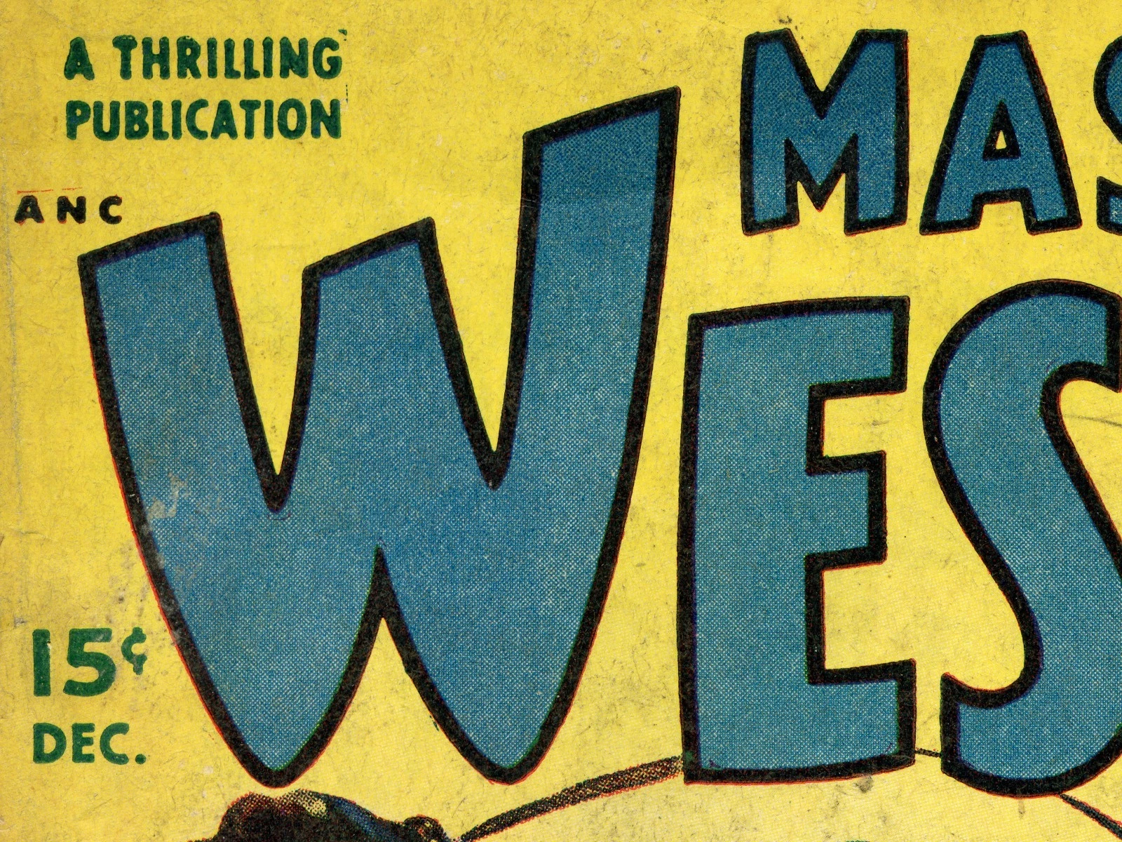 Vintage Western Comic Poster Cowboy Wall Art Print