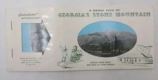 Georgia's Stone Mountain Souvenir Photo Postcards And Mini Picture Cards Booklet