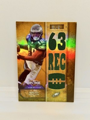 JEREMY MACLIN 2012 Topps Triple Threads Relic Gold /9 Eagles #TTR-98