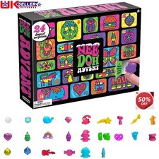 24x Needoh Advent Calendar 2026 Stress Relief Squishy Doll Toys Set Kids Gift UK