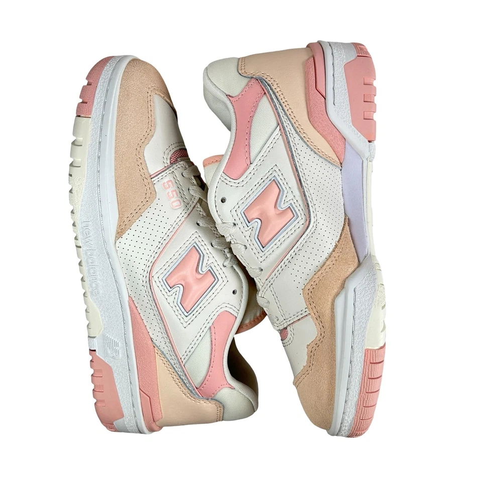 Wmns New Balance 550 White Pink - Size 7 W / 5.5 M - BBW550WP - Image 4 of 4