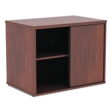 Alera Open Office Low Storage Cabinet Credenza 29 1/2 x 19 1/8x 22 7/8 Cherry