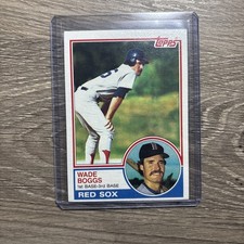 1983 Topps #498 Wade Boggs HOF Rookie Boston Red Sox Vintage Baseball Card