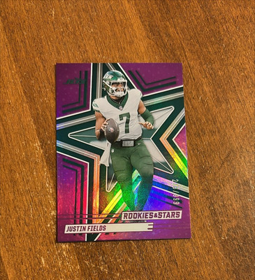 Justin Fields 2025 Panini Rookies & Stars Purple #35 OSU Chiefs Bears Jets /999