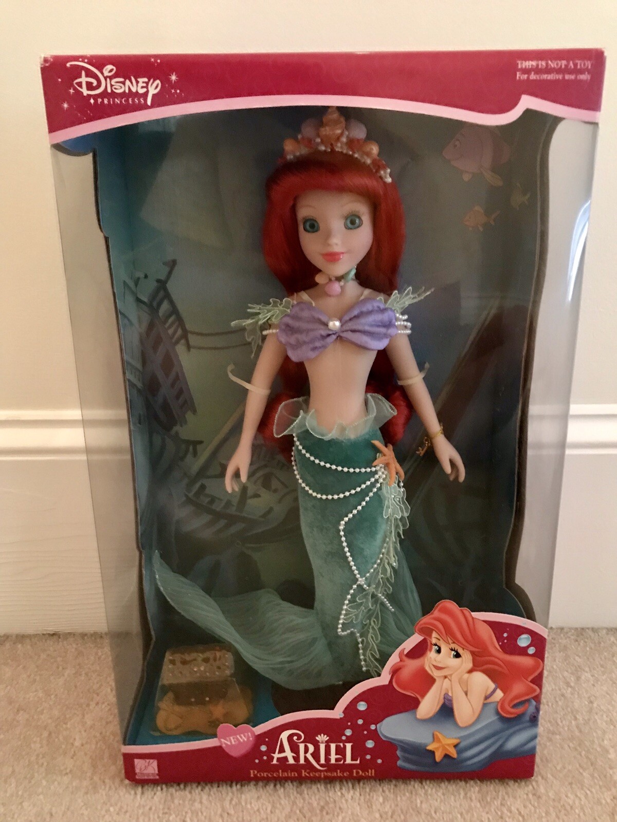 ariel porcelain keepsake doll