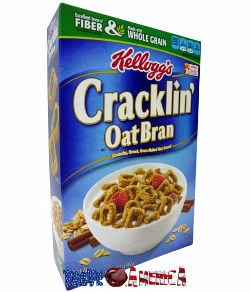 Kellogg's Cracklin' Breakfast Cereal Oat Bran 17 Oz for sale online eBay