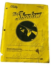 Bally The Shadow Pinball Manuale Operazioni Completo 16-50032-101 Final Midway