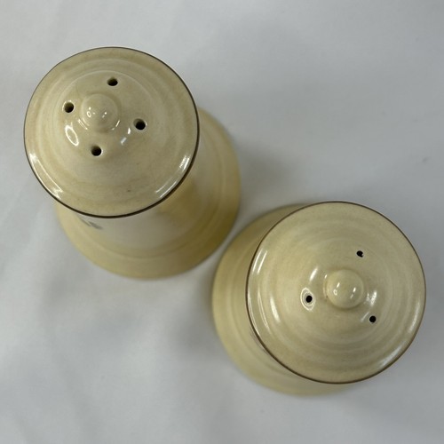 Pfaltzgraff Village Salt Pepper Shaker Set of 2 VINTAGE 6-25 With Stoppers EUC - Picture 10 of 17