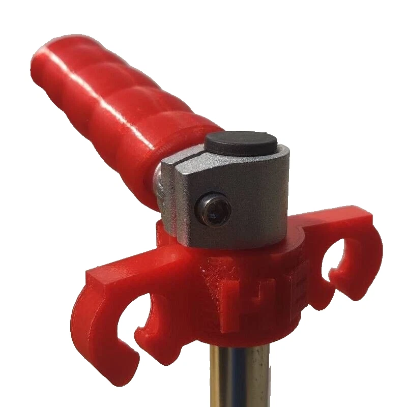 Punho de carrinho de golfe a disco e clipe duplo para putter com protetores de pés de carrinho - Imagem 2 de 4