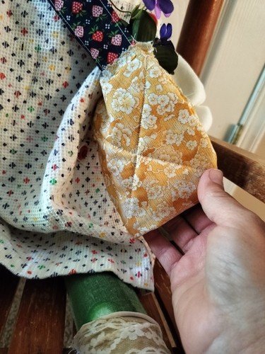 Primitive Folk Art Frog Doll Summer Vintage Dress Prim Doll Handmade ...
