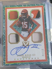 2017 Panini Vertex Marble #124 John Ross III CAP JSY Auto /10