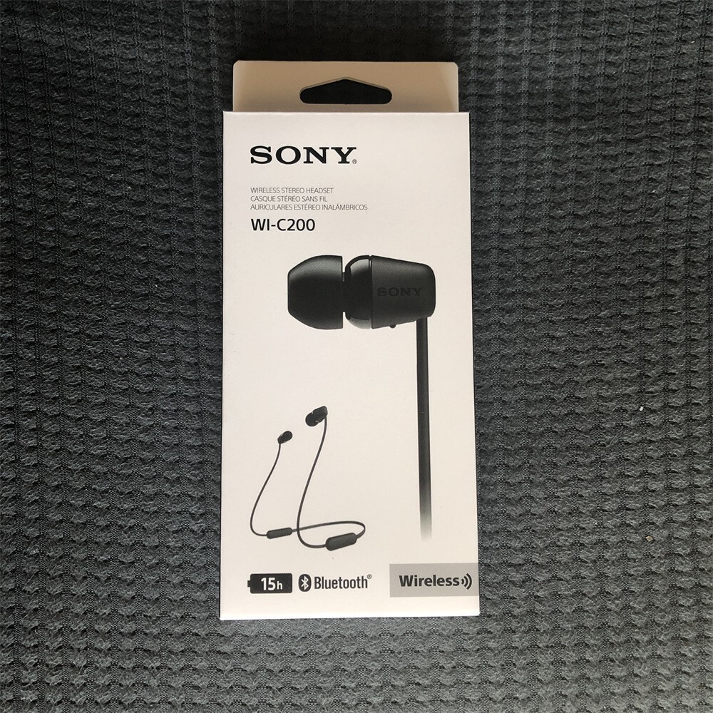 Bluetooth Headphones Sony Wi C200 Bluetooth Pairing Neckband