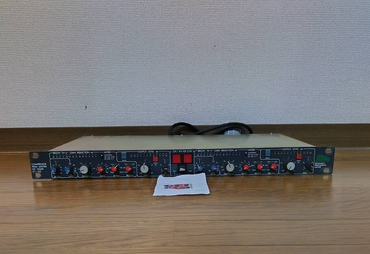 BSS DPR 402 コンプレッサー・ピークリミッター・DE-ESSER BSS DPR 402 コンプレッサー・ピークリミッター・DE-ESSER
