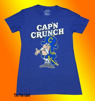 New Cap 'n Crunch Cereal 1963 Womens Juniors T-Shirt