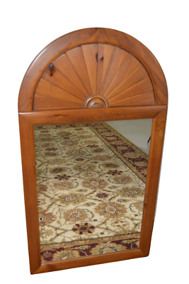 Ethan Allen Country Craftsman Fan Mirror Pine Vertical #19-9301