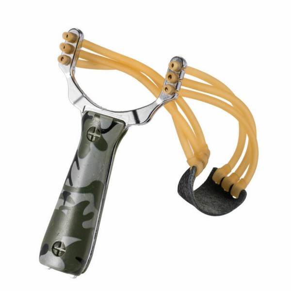 High Velocity Powerful Alloy Handle Sling Shot Slingshot Brace Hunting