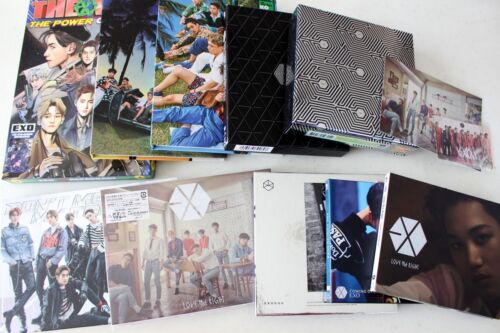 EXO Japan+Korea 10 CD DVD Blu-ray Lot set NO PHOTOCARD - Picture 1 of 9