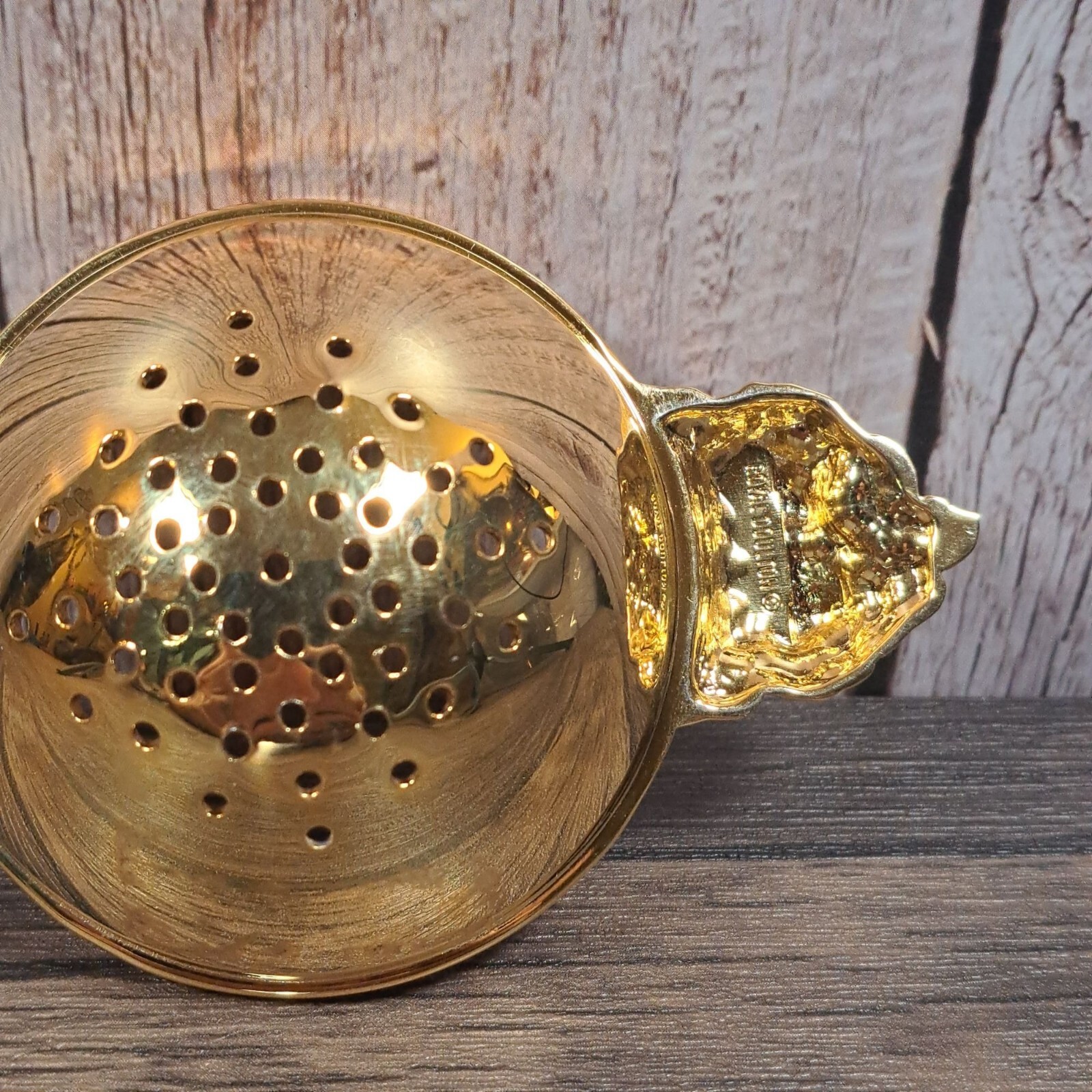 Royal Doulton Royal Albert Old Country Roses Gold Plated Tea Strainer eBay