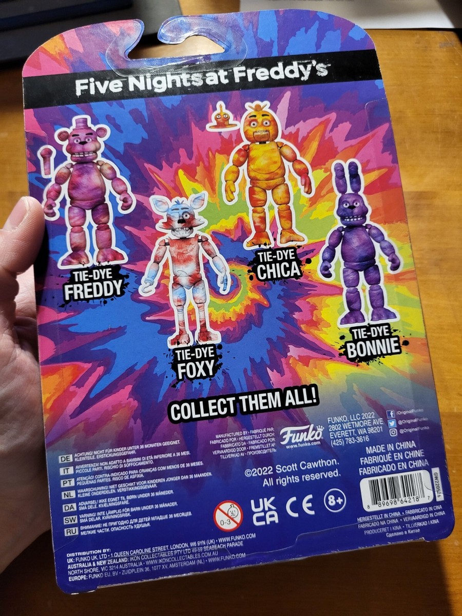 Funko Five Nights at Freddy's TIE-DYE FOXY Action Figure FNAF | eBay