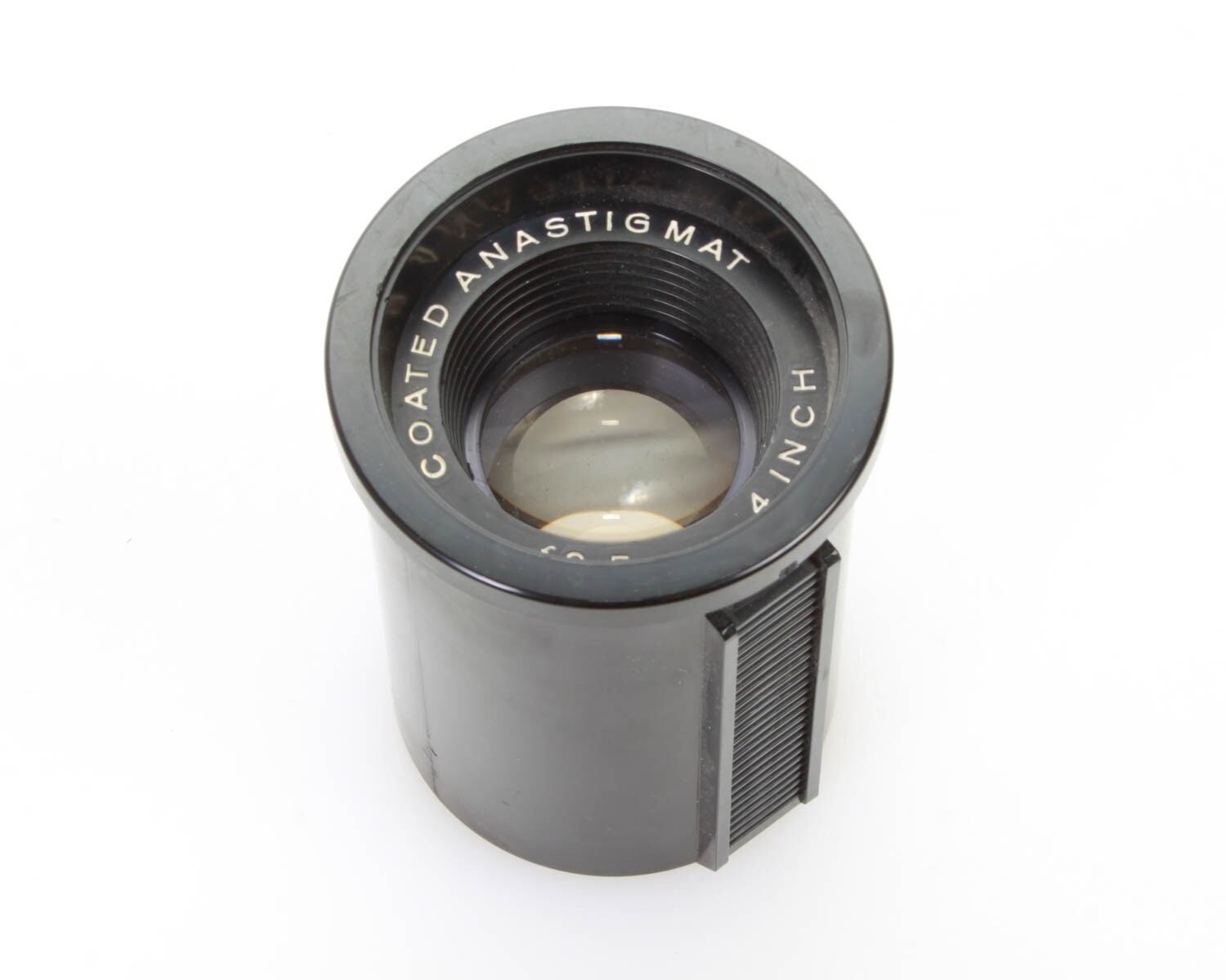 4 INCH COATED ANASTIGMAT F/3.5 PROJECTOR LENS, USED