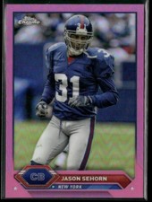 2023 Topps Composite Chrome Pink Refractor #45 - Jason Sehorn - Giants!