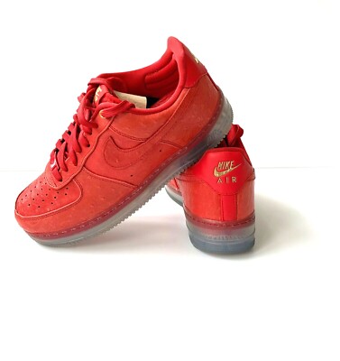 NIKE Air Force 1 CMFT Lux Low Ostrich Red Herren Größe 42 Nike Sneaker Rot 