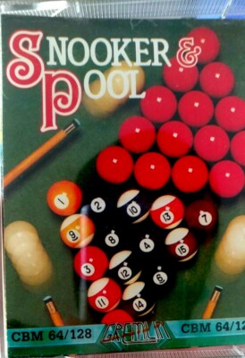 Snooker & Pool (Gremlin Int 1992) Commodore C64 (Box, Tape, Manual) 100 % ok 