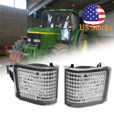 for John Deere6210 6310 6410 6610 AL78177 Pair LED Grill Corner Tractor Lights