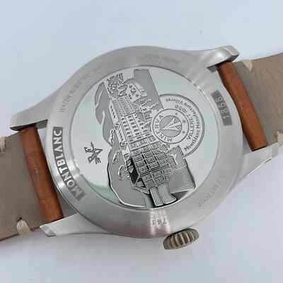 Mint Montblanc MB116479 1858 Dual Time 44mm Steel Automatic Black