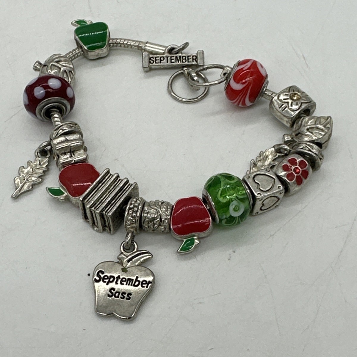 BEEUVIP 925 Sterling Silver Charm With Cubic Zirconia - Openwork Bead For Bracelets & Necklaces