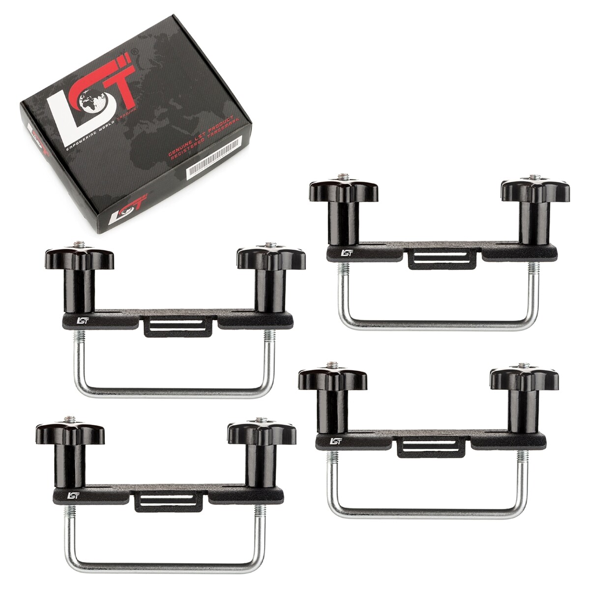 Mounting Kit Powder Coated U-Bracket 80mm Roof Box Metal Fastening for BMW 5 6