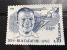 RUSSIA 1984  SC5231    MI 5361   YURI GAGARIN COSMONAUT SPUTNIK