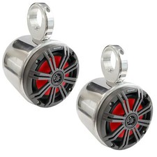 Wakeboarding Tower KICKER 6.5 inch LED Speaker and Bullet Pod Set SEPARATES