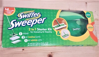 Swiffer Sweeper 2 in 1 Starter Kit - For Sweeping and Mopping - Fast Shipping!