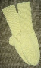 NEW Warm and Soft Hand Knit Socks 8.5 inches length 