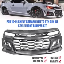 For 10-15 Chevy Camaro 5TH to 6TH Gen 1LE Style Front Bumper Assembly Exact Fit