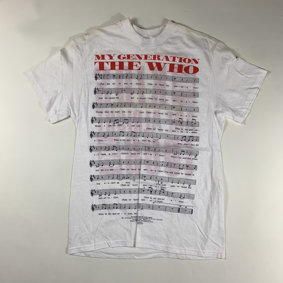 Vintage 1989 The Who Shirt Medium The Kids Are Alright Tour Vintage 1989 The Who Shirt Medium The Kids Are Alright Tour
