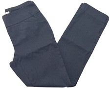 CHARTER CLUB pants size 6 Blue Cambridge straight/slim leg stretch aa21