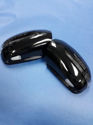 TWO ARROW LED BLACK DOOR MIRROR COVERS FOR 2005-2008 MERCEDES BENZ W164 ML-CLASS