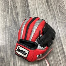 FRANKLIN RTP 8.5N T-Ball Right Hand Throw Red/Black Child Baseball Glove