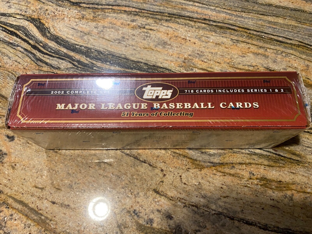 2002 TOPPS BASEBALL COMPLETE FACTORY SEALED SET!! 718 CARDS!! MANY