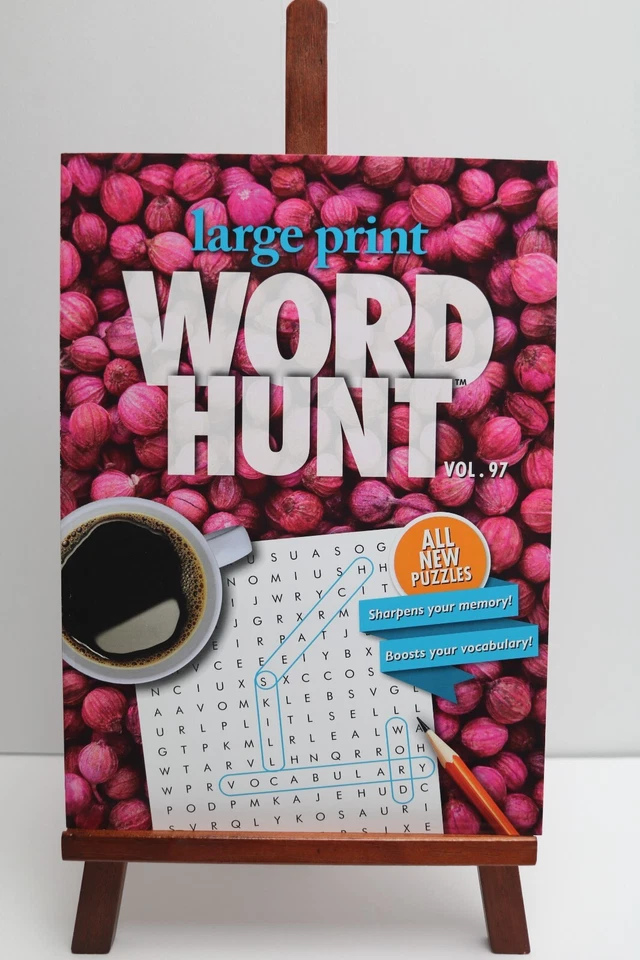 PAPP Large Print Word Hunt Puzzle Books - You pick & we ship! - Loads of FUN - - Image 4 of 4