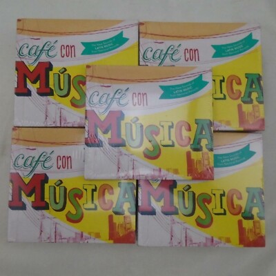 STARBUCKS CAFE CON MUSICA COMPILATION CD ALBUM LOT 29ct RESELL LATIN