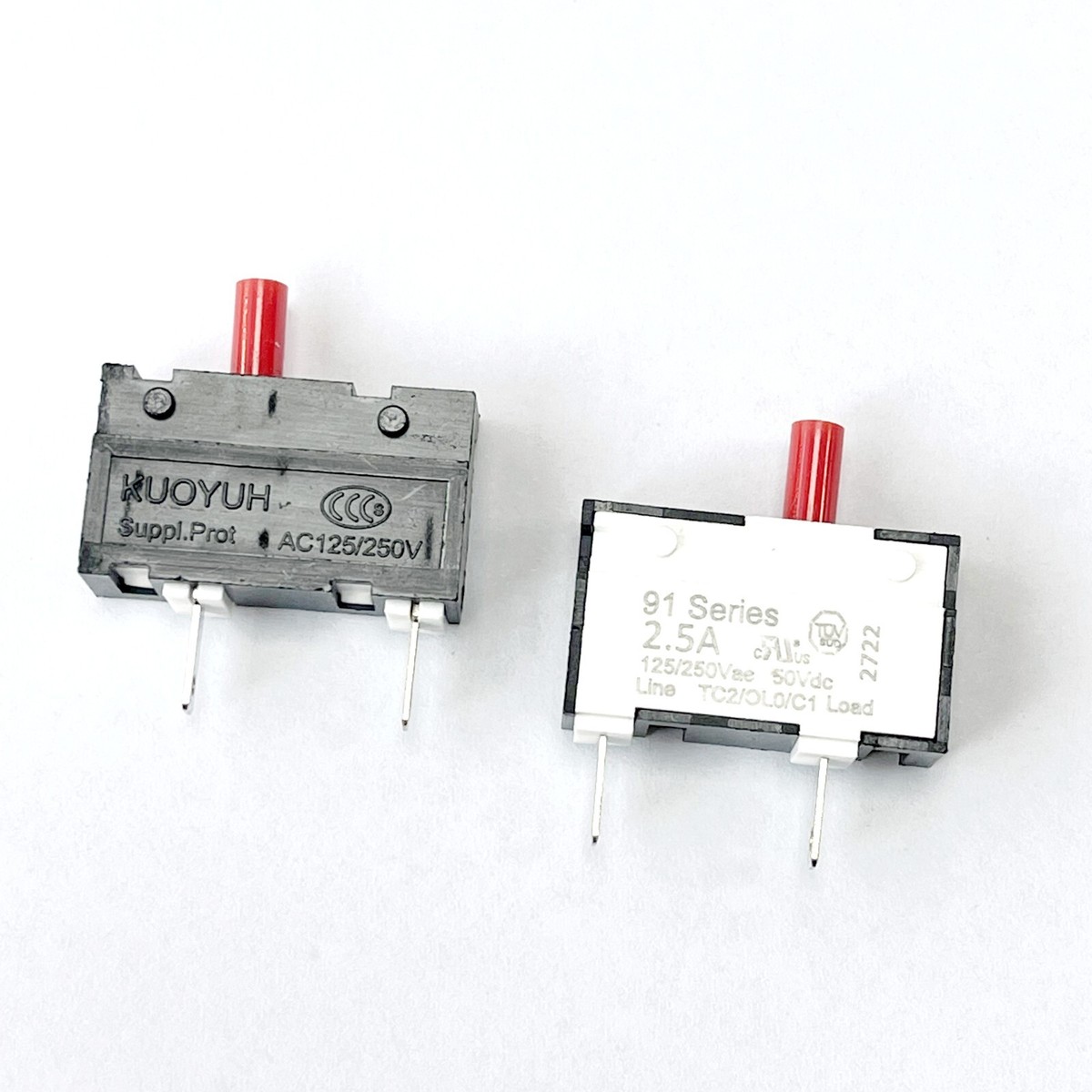 KUOYUH Miniature Circuit Breaker Overload Switch 91 Series 2.5A