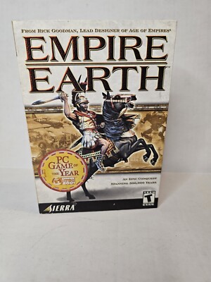 Empire Earth, Big Box PC, Computer Game (Ancient Civilization+Futuristic Worlds)