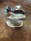 Jay Strongwater Snail tape dispenser w clock stunning great gifts — photo 5