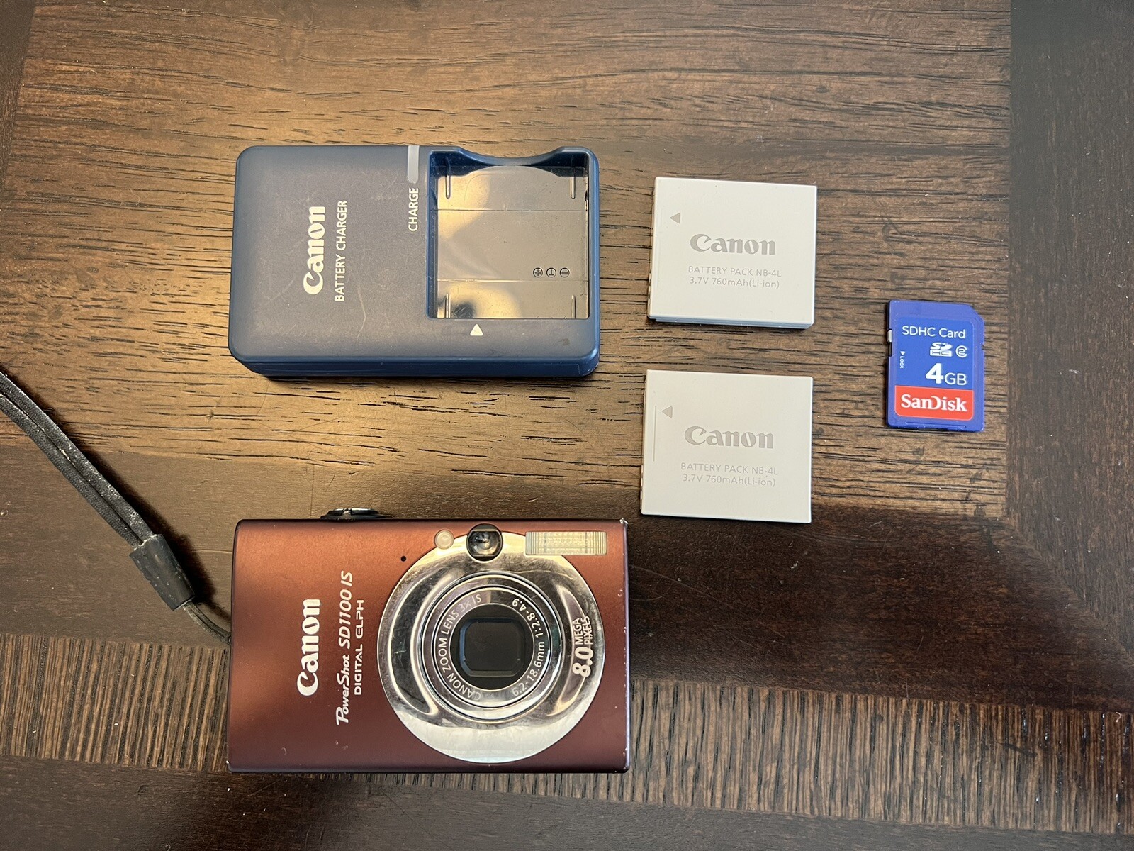 Canon PowerShot Silver ELPH SD1100 IS ELPH 8.0MP Digital Camera W